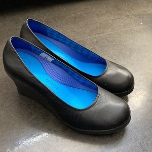 Crocs wedge heels